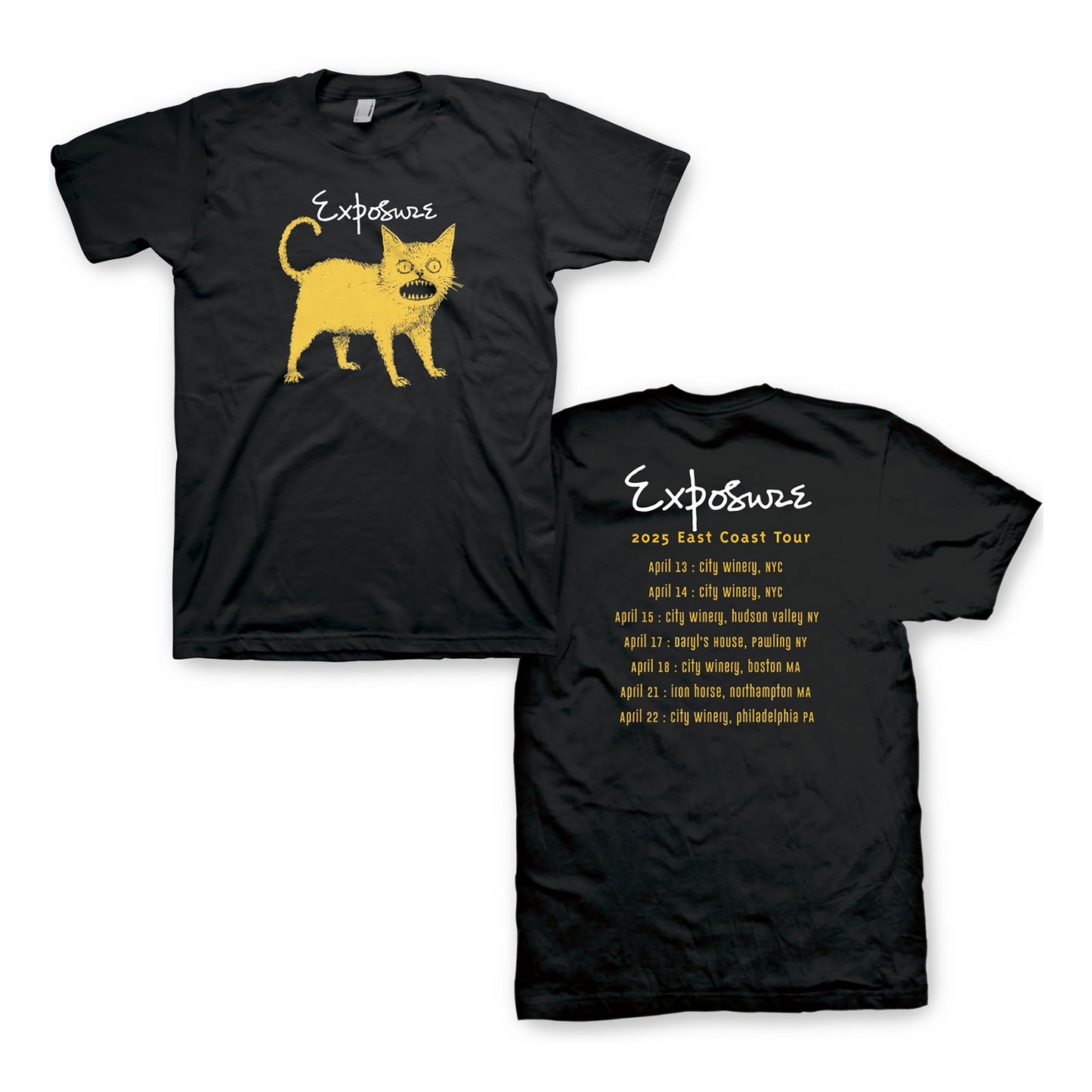 EXPOSURE: Yellow Cat T-Shirt