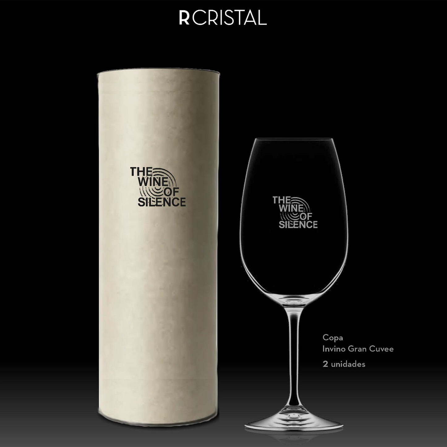 League of Crafty Guitarists - WINE OF SILENCE Glass