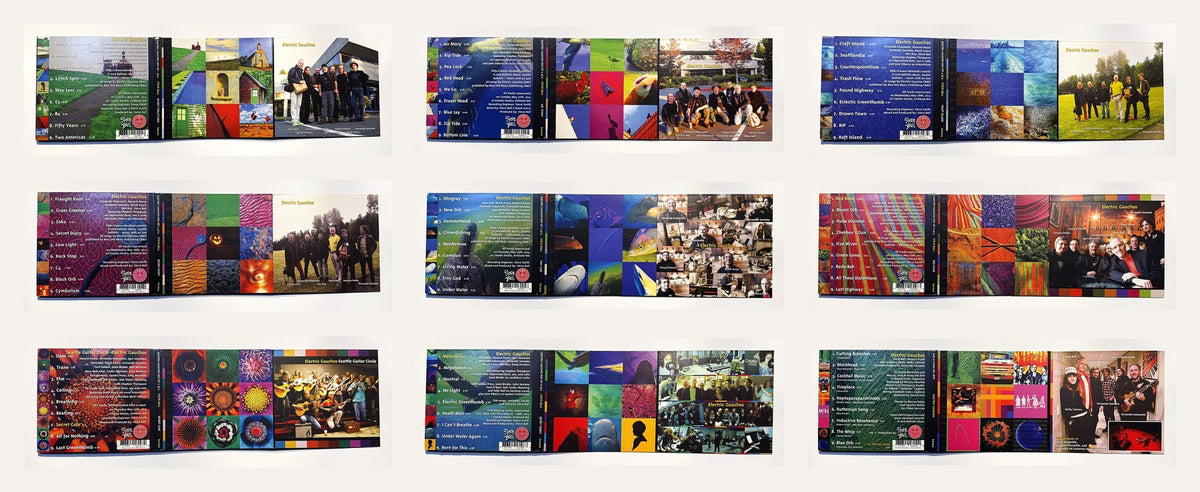 Electric Gauchos Box Set, all nine back covers
