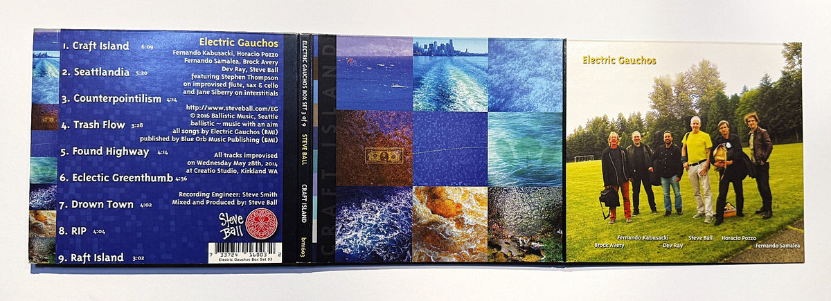 Electric Gauchos Craft Island CD, back