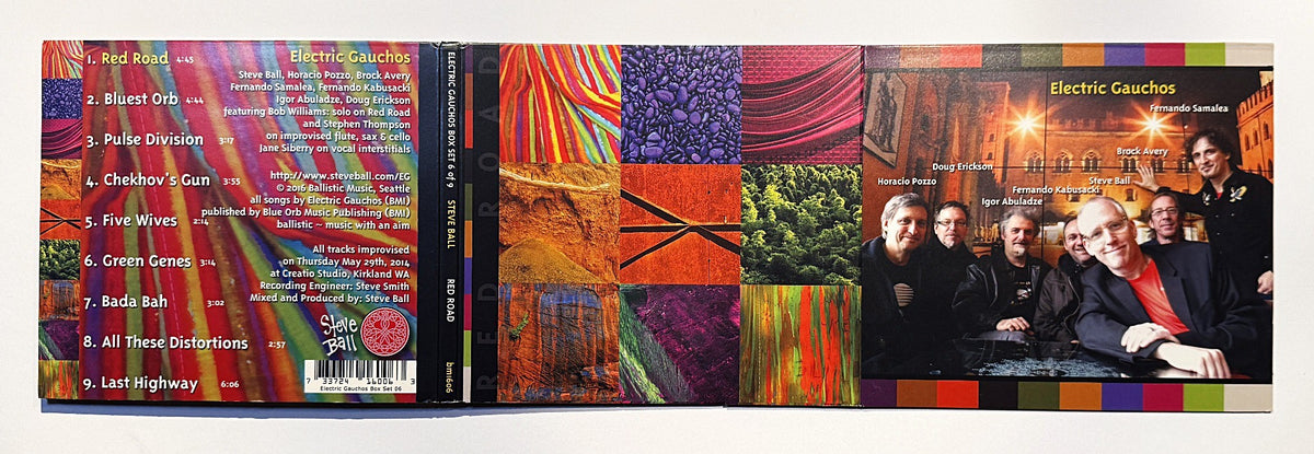 Electric Gauchos Red Road CD, back