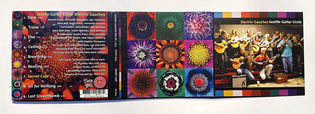 Electric Gauchos Secret Cafe CD, back